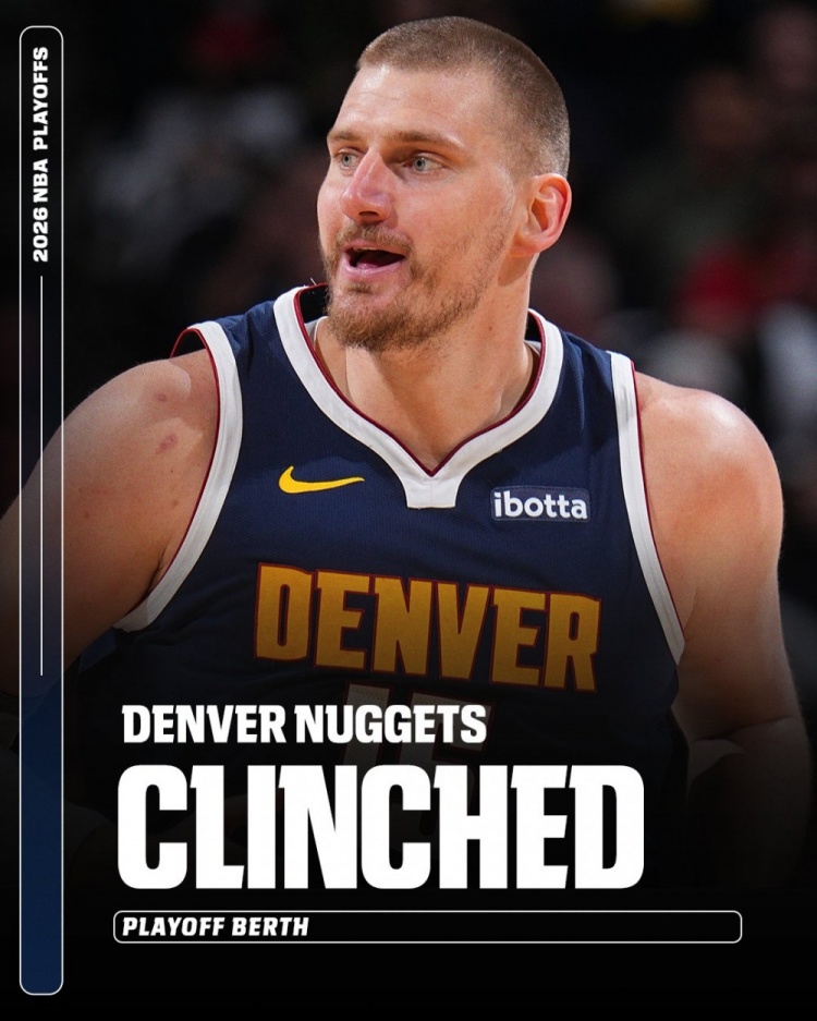 亚博中国官网-收到魔术的礼物！太阳输球 西部第四的掘金正式锁定季后赛席位！